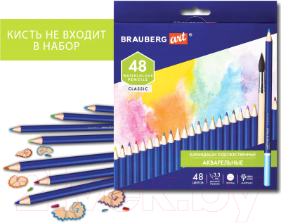 Набор акварельных карандашей Brauberg Art Classic / 181532