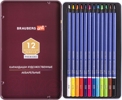 Набор акварельных карандашей Brauberg Art Premiere / 181533