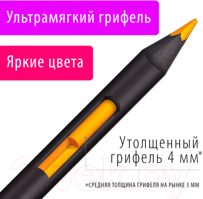 Набор цветных карандашей Brauberg Art Premiere / 181694