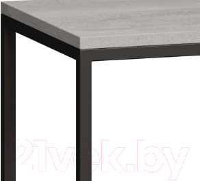 Письменный стол Loftyhome Мальборк Практик-П / 1627829 (смоук)