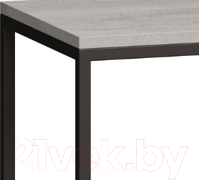 Письменный стол Loftyhome Мальборк Практик-Л / 1627831 (смоук)