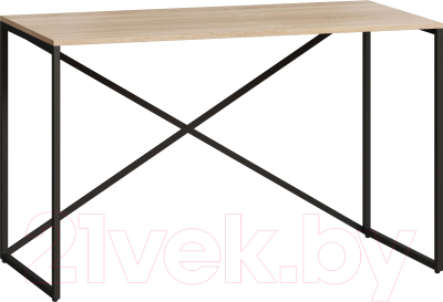 Письменный стол Loftyhome Мальборк Кросс Мини / 1627835 (дуб сонома) - фото