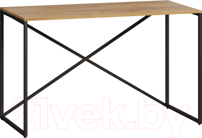 Письменный стол Loftyhome Мальборк Кросс Мини / 1627837 (дуб золотой) - фото