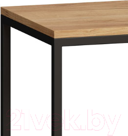 Письменный стол Loftyhome Мальборк Кросс Мини / 1627837 (дуб золотой)