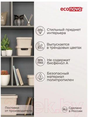 Ящик для хранения Econova Luxe 433205634