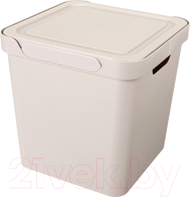Контейнер для хранения Econova Luxe / 433242634 (cветло-бежевый) - фото
