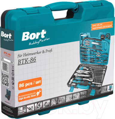 Универсальный набор инструментов Bort BTK-86