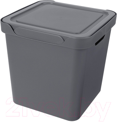 Контейнер для хранения Econova Luxe / 433242611 (серый) - фото