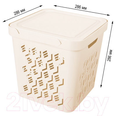 Корзина Econova Deluxe / 433242707 (бежевый)