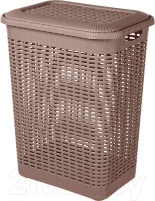 Корзина для белья Econova 431293414 (коричневый) - фото