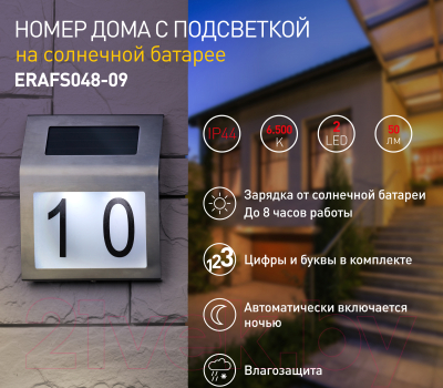 Светильник уличный ЭРА ERAFS048-09 / Б0044249