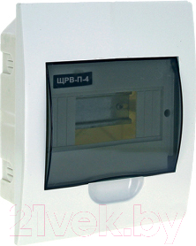 Бокс пластиковый КС ЩРВ-П 4-модульный - фото