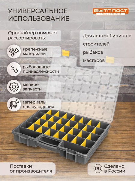 Органайзер для инструментов Бытпласт 433240511