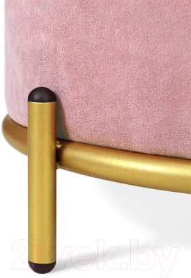 Пуф Sheffilton SHT-B7 (пыльная роза/золото)
