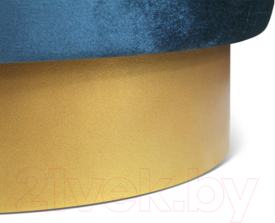 Пуф Sheffilton SHT-B8 (морская глубина/золото)