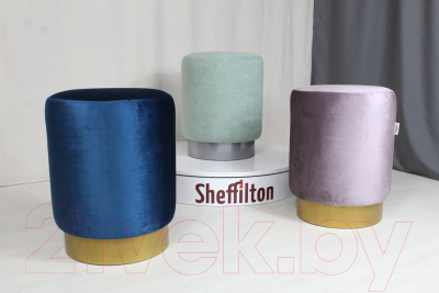 Пуф Sheffilton SHT-B8 (морская глубина/золото)