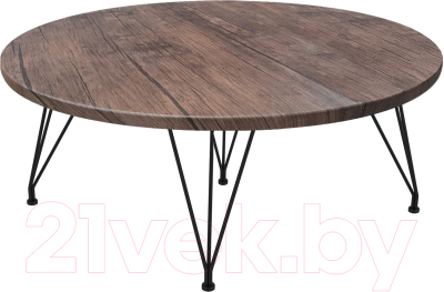 Журнальный столик Sheffilton SHT-TU29/H36/МДФ 80 (палисандр/черный муар) - фото