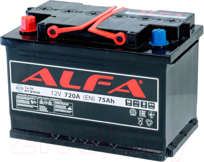 Автомобильный аккумулятор ALFA battery Hybrid L 720A