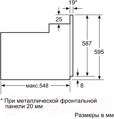 Электрический духовой шкаф Bosch HBF512BV0R