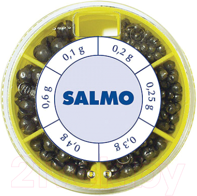 Набор грузил рыболовных Salmo Дробинка PL 6 секций / 1007-ST50 - фото