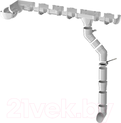 Колено для водостока Технониколь Оптима 135 градусов / 054380