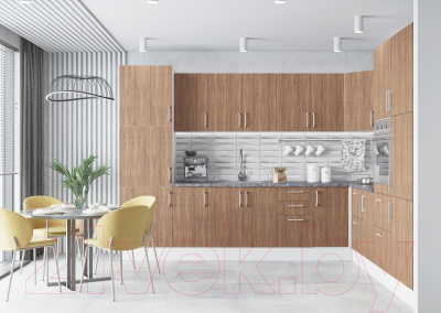 Шкаф навесной для кухни Горизонт Мебель Европа угловой