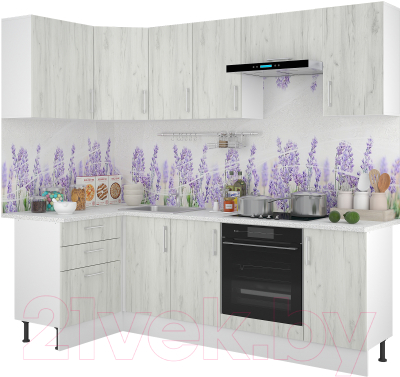 Шкаф навесной для кухни Горизонт Мебель Европа угловой