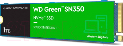 SSD диск Western Digital 1TB Green (WDS100T3G0C)