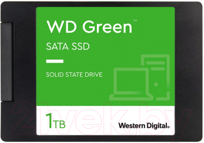 SSD диск Western Digital Green 1Tb (WDS100T3G0A) - фото