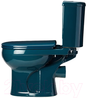 Унитаз напольный Оскольская керамика Ирида Стандарт (зеленый)