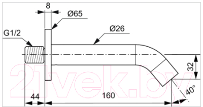 Излив Ideal Standard Joy BC805AA