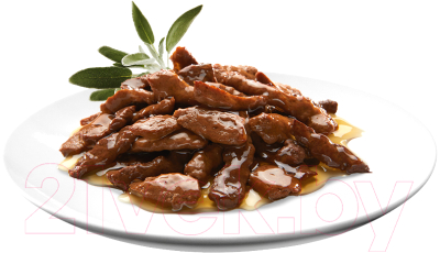 Влажный корм для кошек Sheba Ломтики в соусе. Говядина