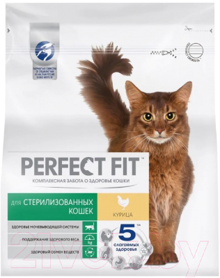 Сухой корм для кошек Perfect Fit Для стерилизованных кошек. Курица - фото