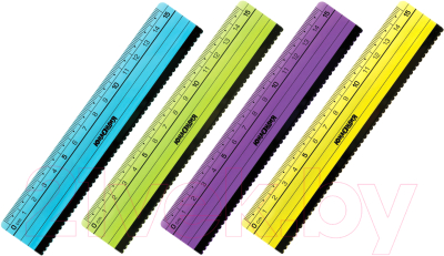 Линейка Юнландия Неончики / 210732