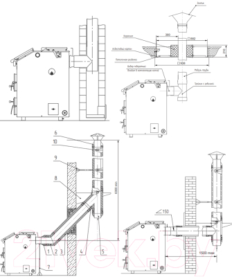 Твердотопливный котел Теплодар Куппер Эксперт-30 (2.0)