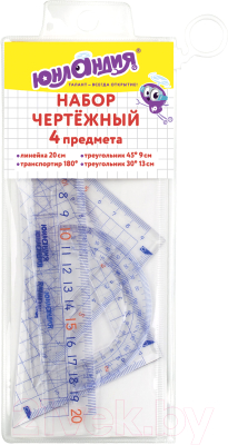 Набор для черчения Юнландия Школьный / 210737 - фото