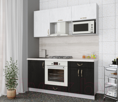 Готовая кухня Интерлиния Мила Крафт 1.7