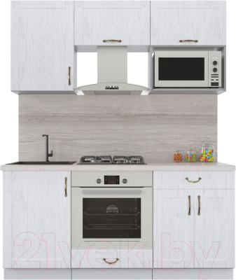 Готовая кухня Интерлиния Мила Крафт 1.7 - фото