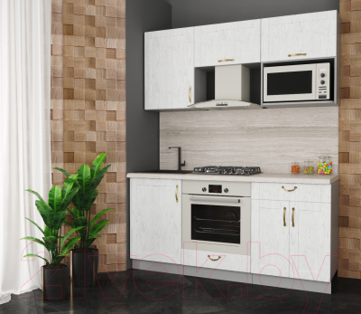 Готовая кухня Интерлиния Мила Крафт 1.7