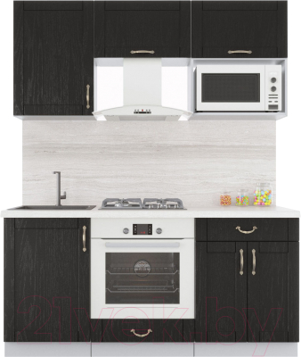 Готовая кухня Интерлиния Мила Крафт 1.7 - фото