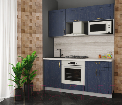 Готовая кухня Интерлиния Мила Крафт 1.7