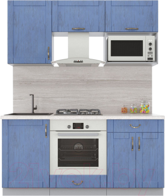 Готовая кухня Интерлиния Мила Крафт 1.7 - фото