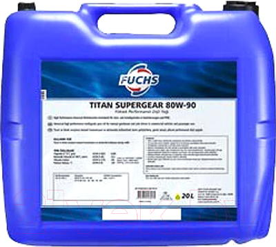 Трансмиссионное масло Fuchs Titan Supergear 80W90 / 600632854 - фото