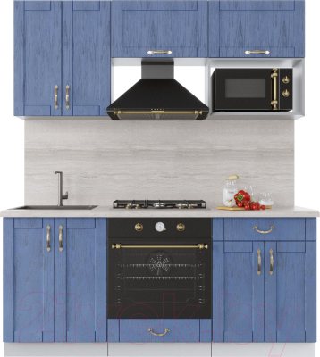 Готовая кухня Интерлиния Мила Крафт 1.8 - фото