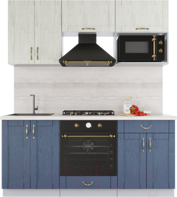 Готовая кухня Интерлиния Мила Крафт 1.8 - фото