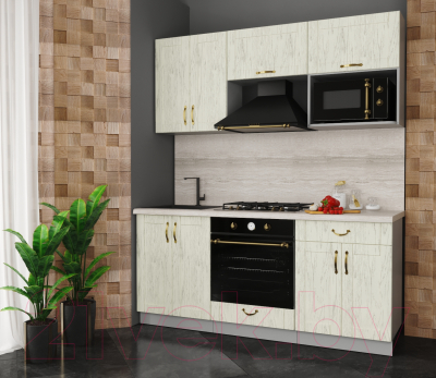 Готовая кухня Интерлиния Мила Крафт 1.8
