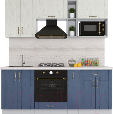 Готовая кухня Интерлиния Мила Крафт 2.0 - фото