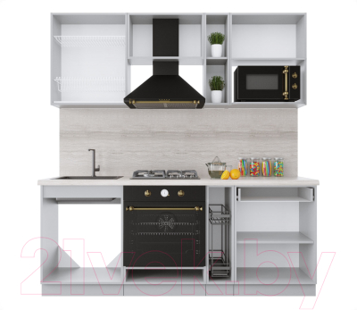 Готовая кухня Интерлиния Мила Крафт 2.0