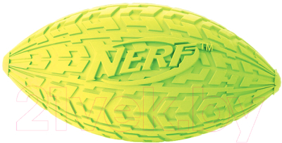 Игрушка для собак Nerf Мяч для регби резиновый пищащий / 22439 - фото