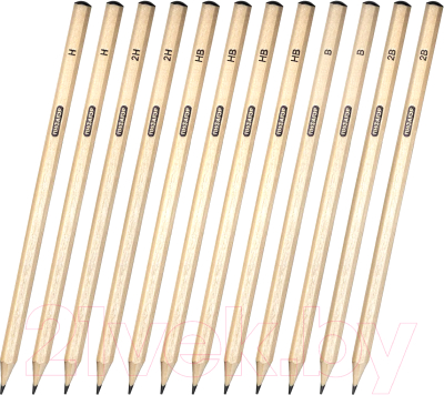 Набор простых карандашей Пифагор 2H-2B / 181883